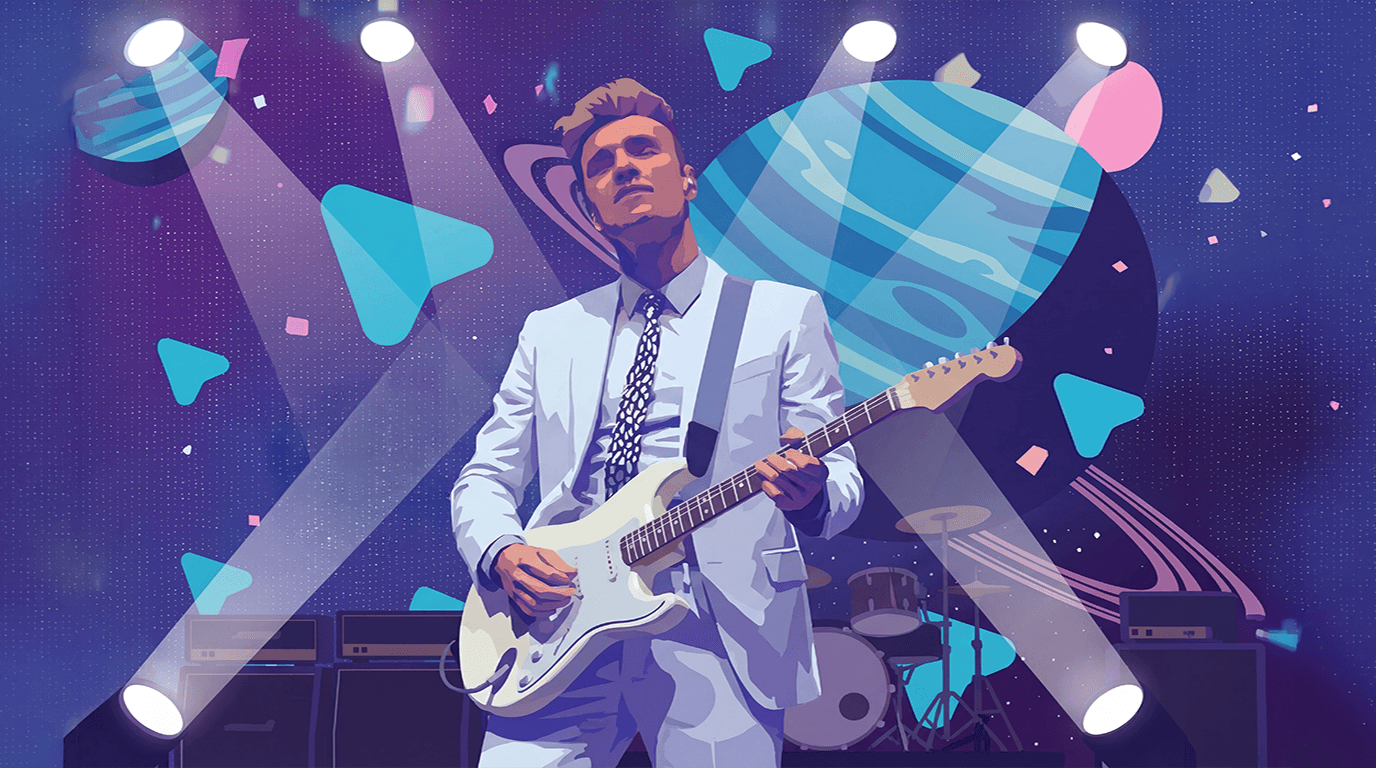 150 assets en una semana: cómo Aren't Lab armó las visuales del show de Nick Carter